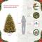 6.5ft. Pre-Lit Canadian Balsam Fir Artificial Christmas Tree, Warm White LED Lights